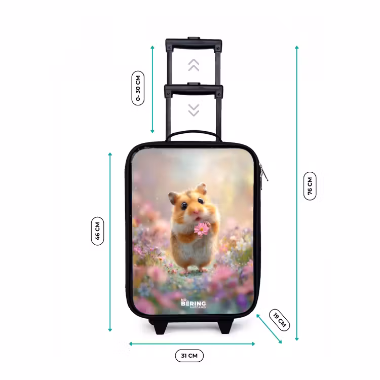 Kinderkoffer - Hamster - Bloem - Natuur - Dier — 6
