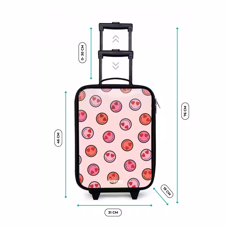Kinderkoffer - Hartje - Smiley - Patroon — 6