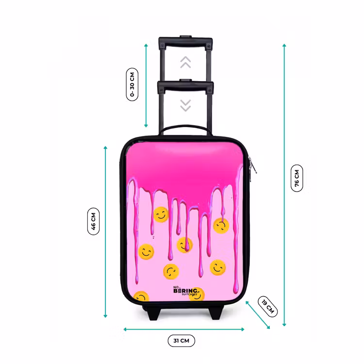 Kinderkoffer - Verf - Smiley - Roze — 6