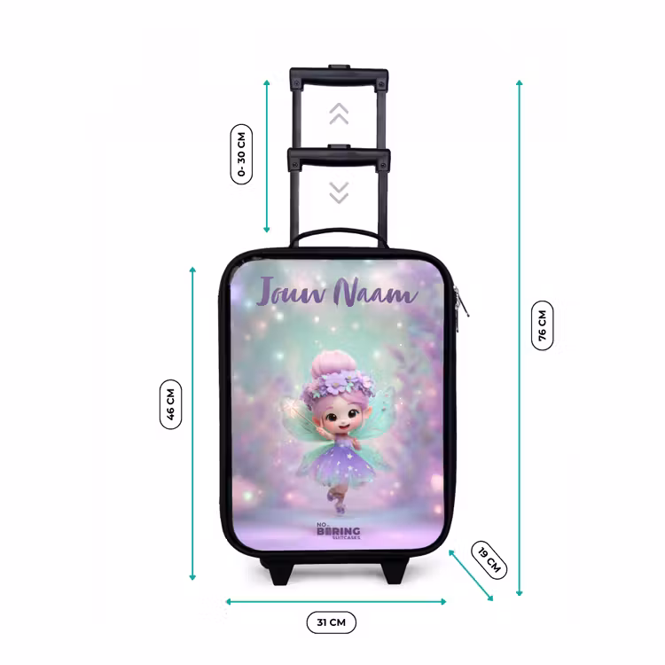 Kinderkoffer met naam - Zwart - Elf - Tover - Magisch — 6