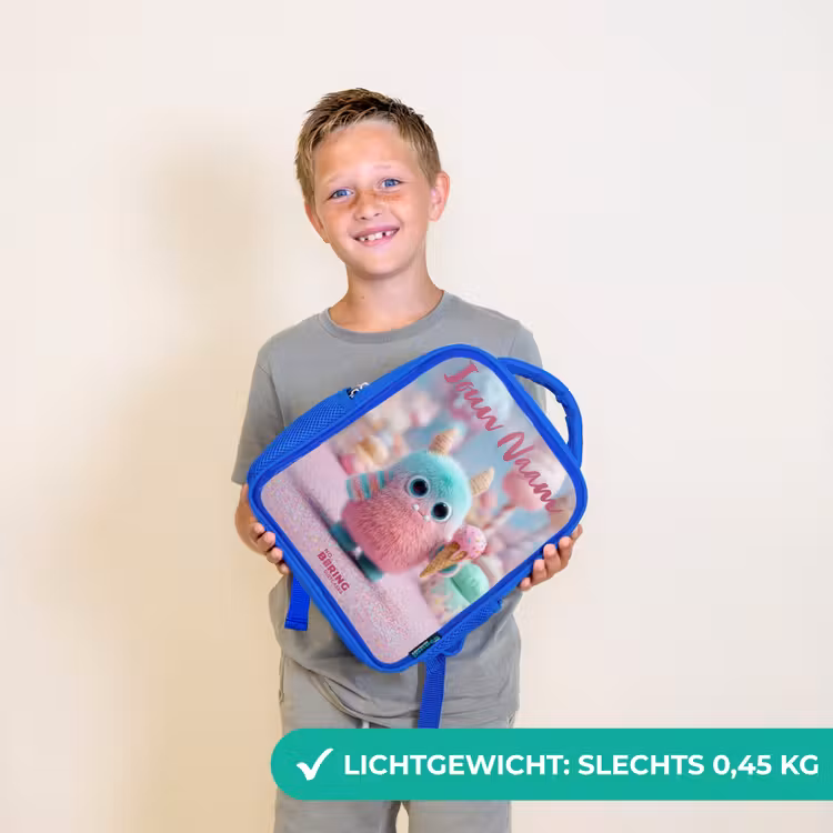 Kinderrugzak - Blauw - Zoet Monstersnoep Avontuur — 2