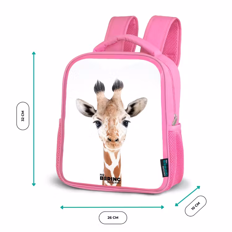 Kinderrugzak - Roze - Gerrie Giraffe — 3