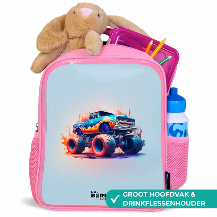 Kinderrugzak - Roze - Fierce Wheels — 2