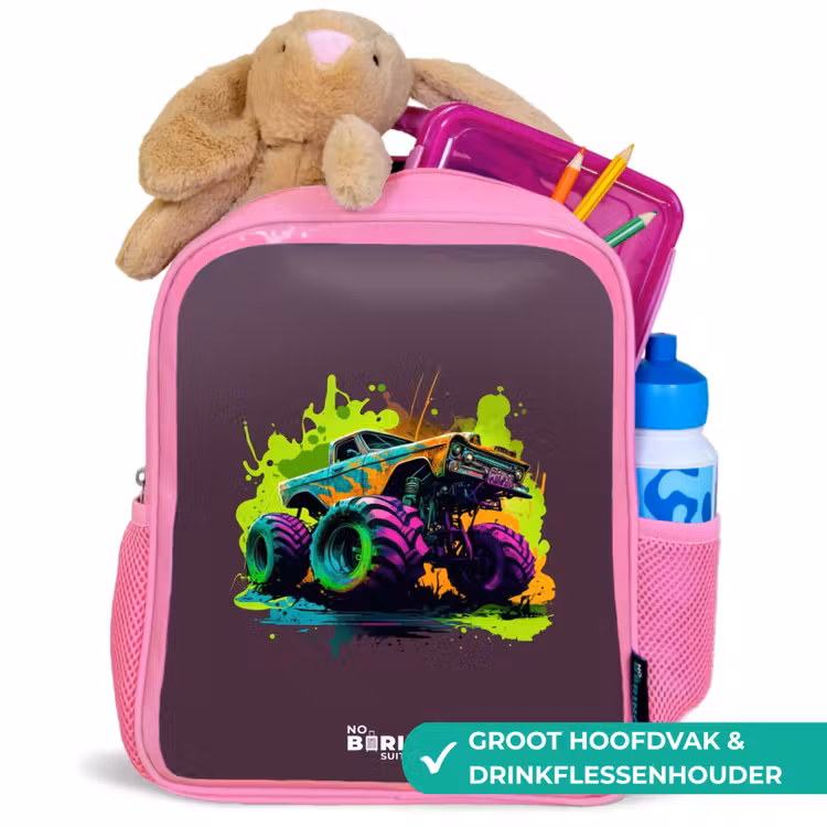 Kinderrugzak - Roze - Neon Wheels — 2
