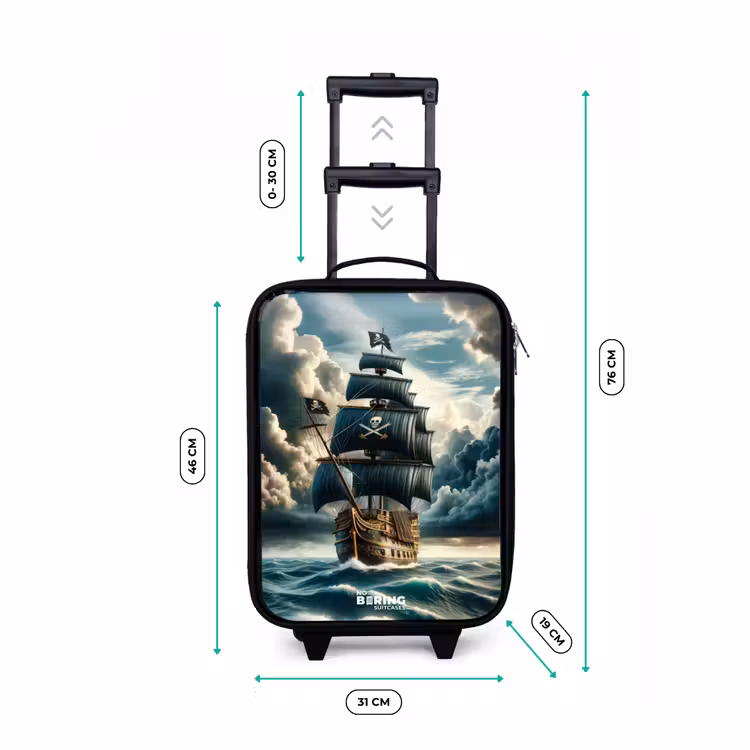 Kinderkoffer - Piratenschip op een woeste zee — 5