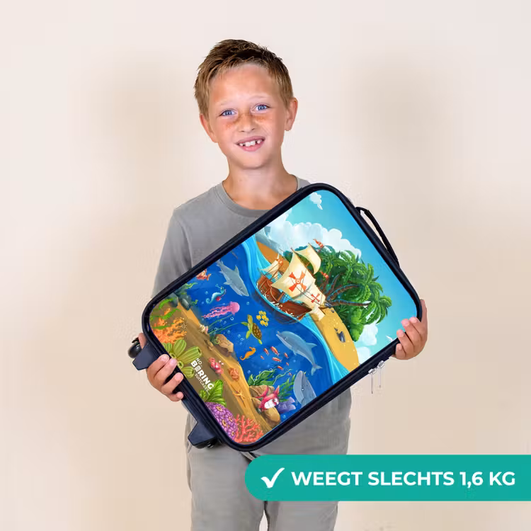 Kinderkoffer - Zeilschip op de oceaan — 1