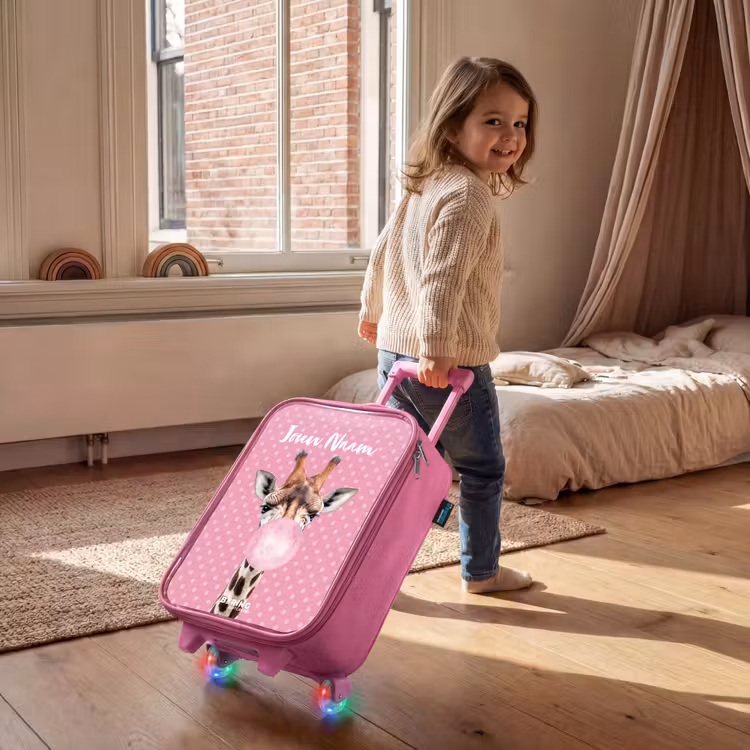 Kinderkoffer met naam - Roze - Bubblegum Billy — 3
