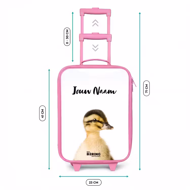 Kinderkoffer met naam - Roze - Daisy Duck — 6