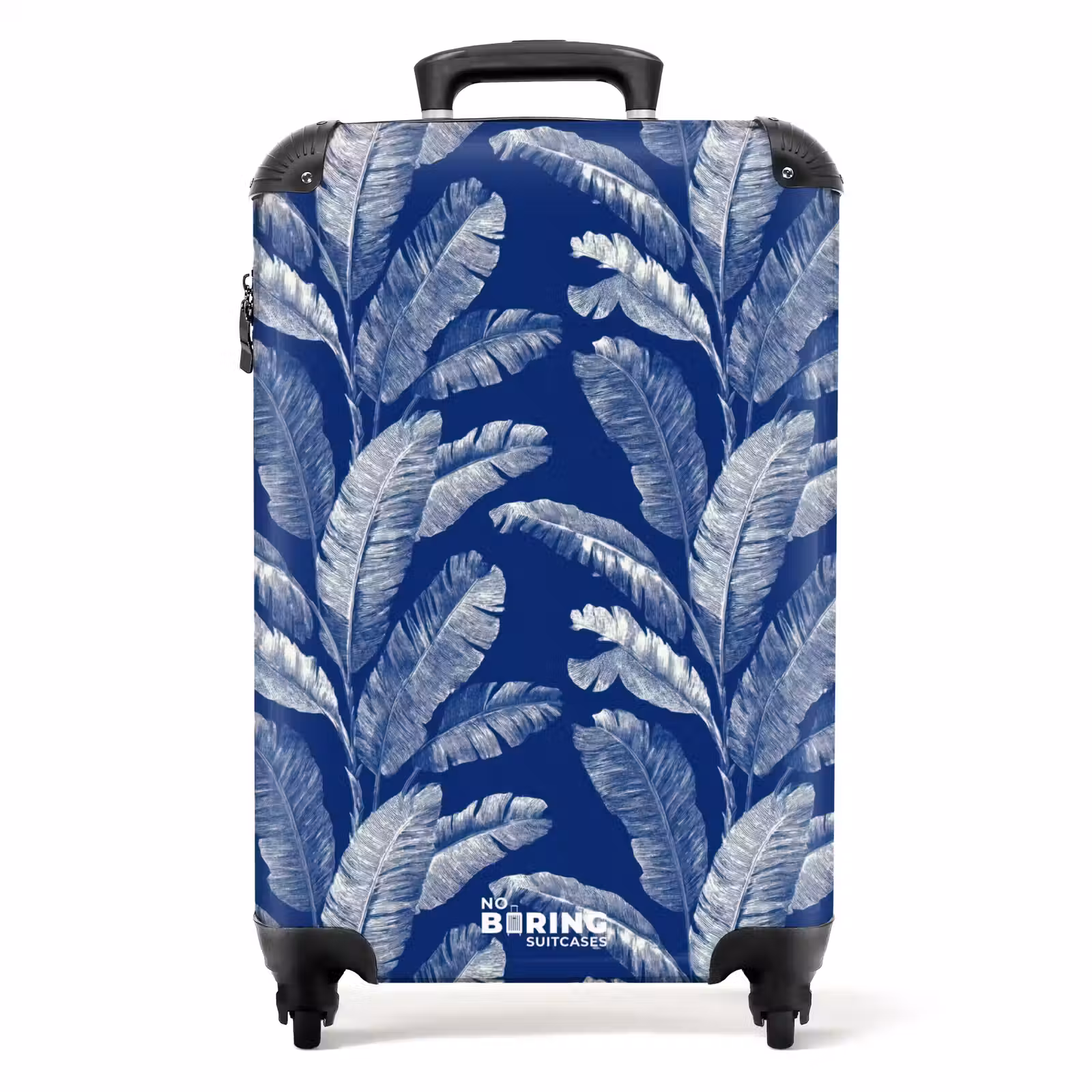 Koffer - Blad - Palm - Blauw — 1