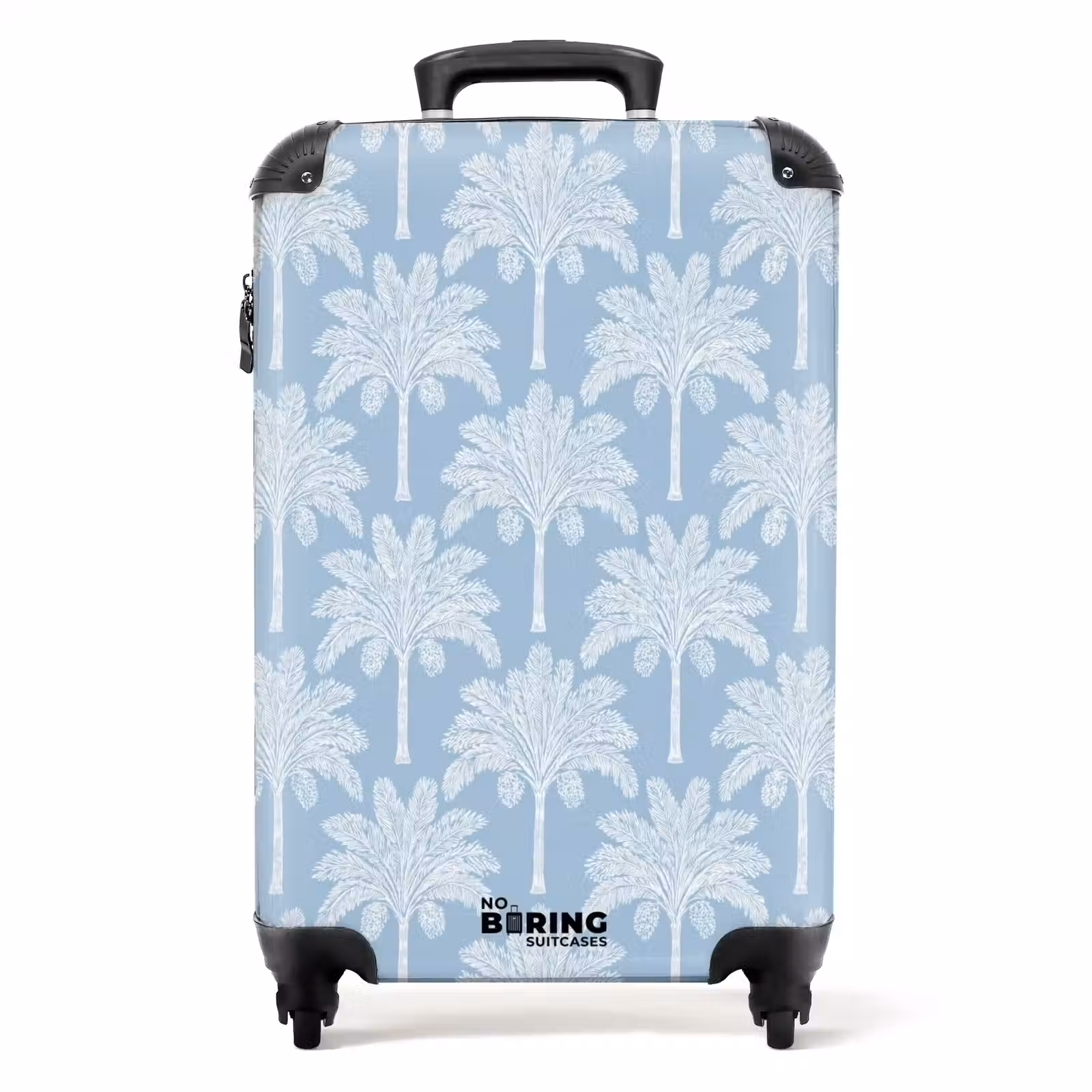Koffer - Palmboom - Modern - Blauw — 1
