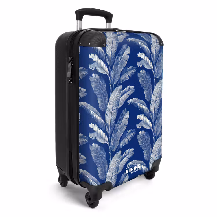 Koffer - Blad - Palm - Blauw — 2