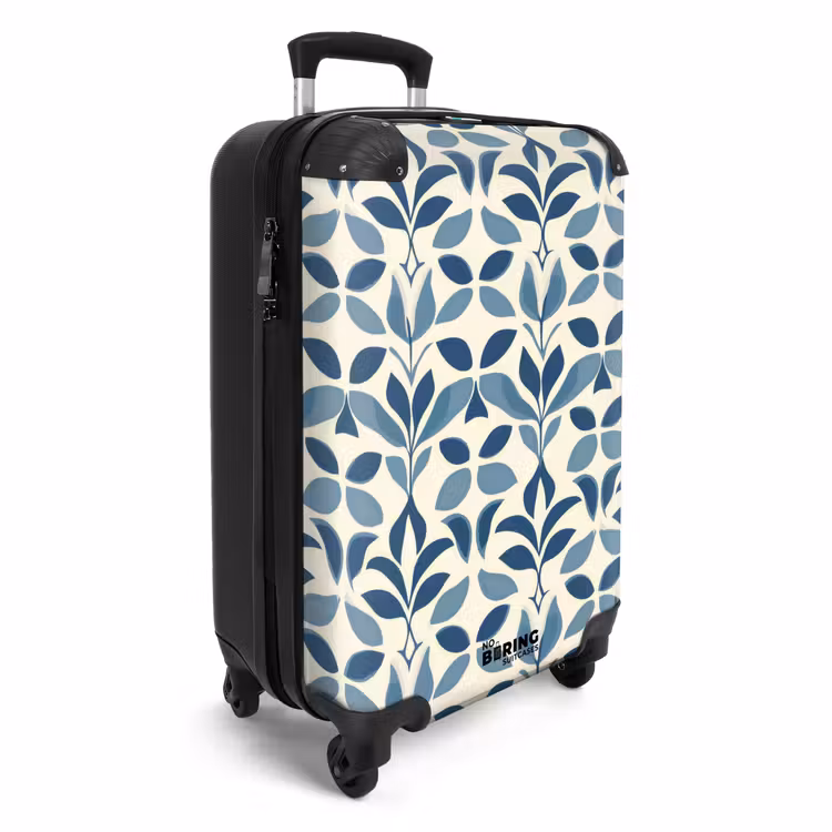 Koffer - Flora - Modern - Blauw — 2