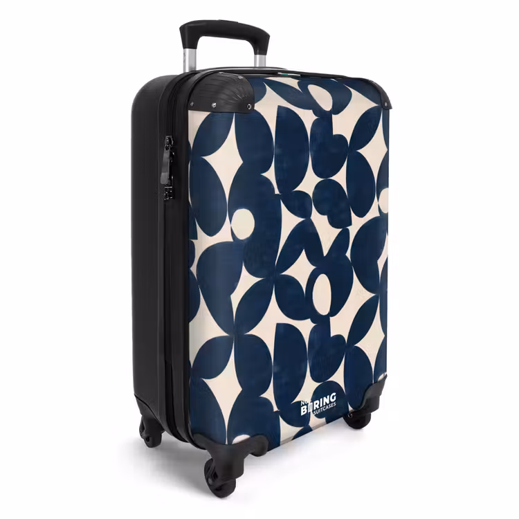 Koffer - Modern - Geometrisch - Blauw — 2