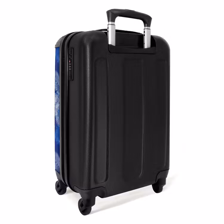 Koffer - Palmblad - Patroon - Blauw — 3