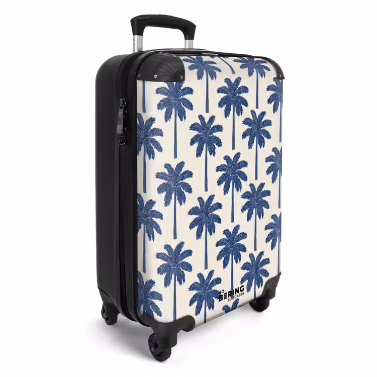 Koffer - Symmetrisch - Palm - Blauw — 2