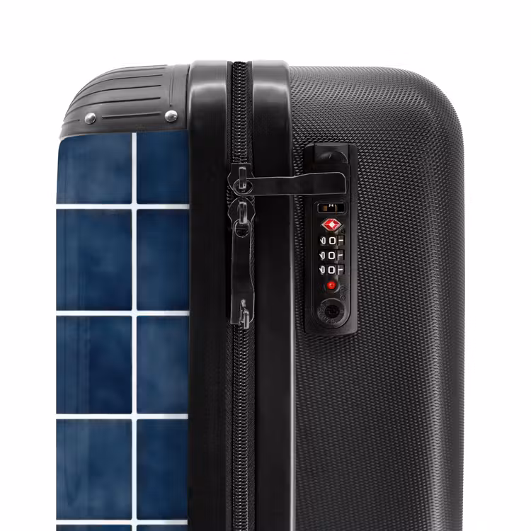 Koffer - Tegel - Modern - Blauw — 5