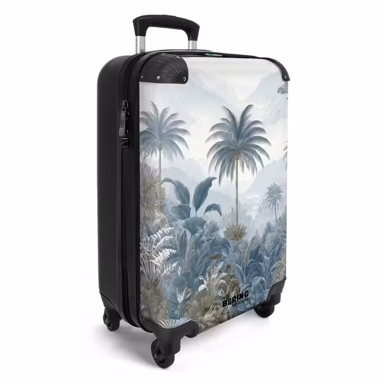 Koffer - Jungle - Landschap - Blauw — 2