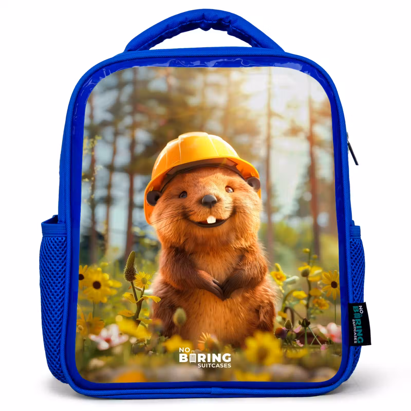 Kinderrugzak met naam - Blauw - Benno Bloembouwer — 1