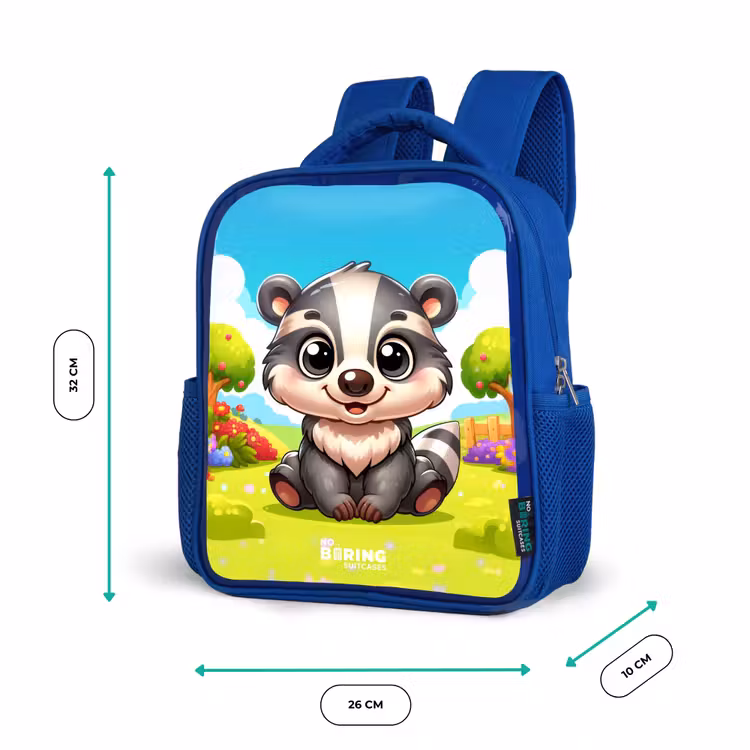 Kinderrugzak met naam - Blauw - Willy Wipstaart — 6