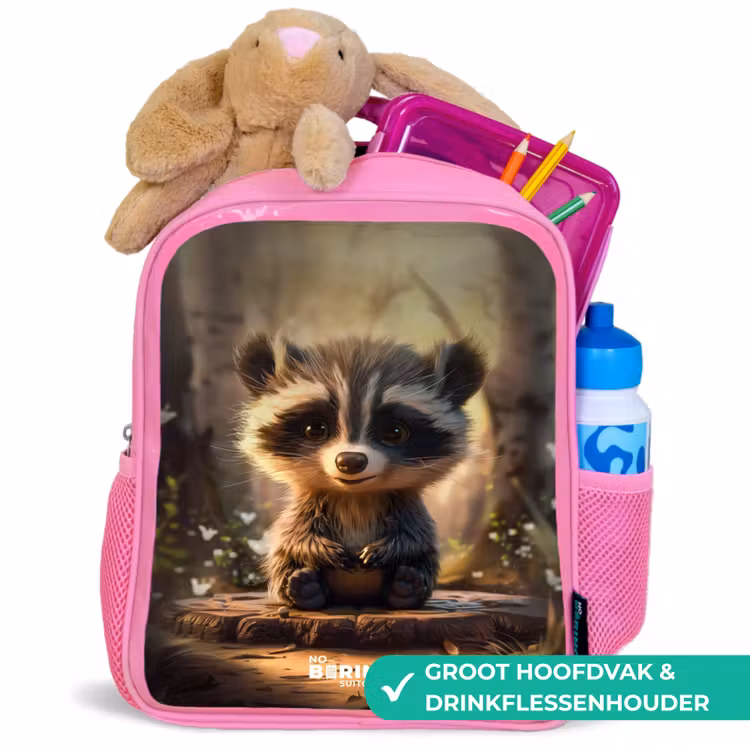 Kinderrugzak met naam - Roze - Bobby Bosboom — 2