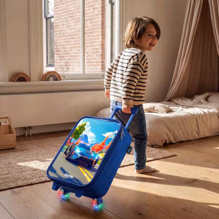 Kinderkoffer - Blauw - Sirene speedcar — 3