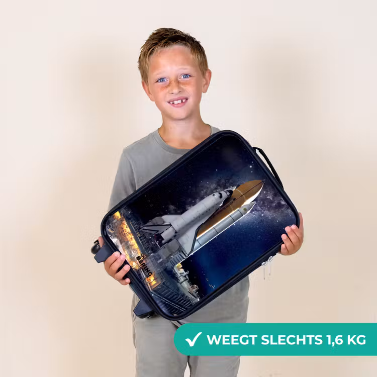Kinderkoffer - Spaceshuttle die klaar is om op te stijgen — 2