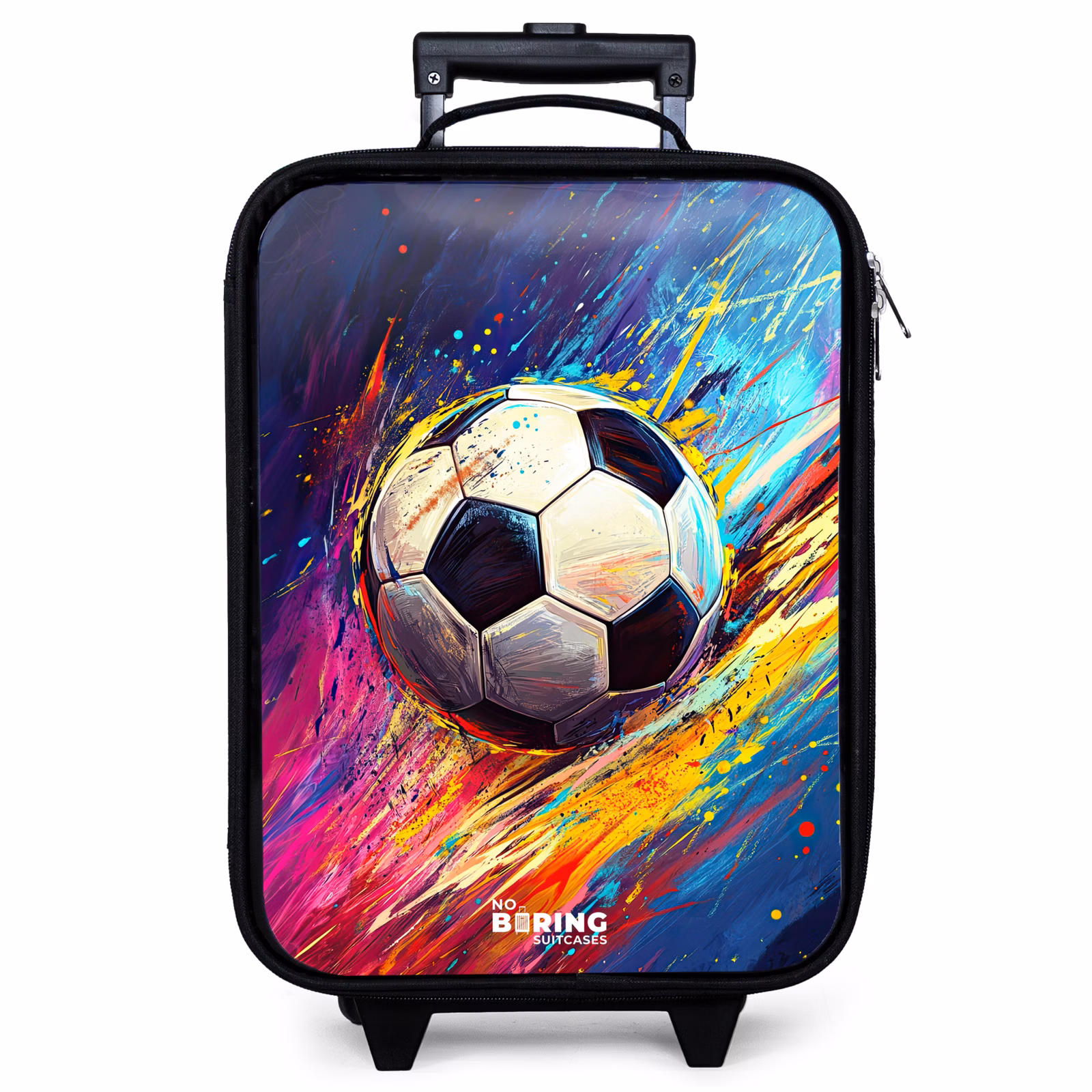 Kinderkoffer - Neon - Voetbal - Kleurrijk — 1