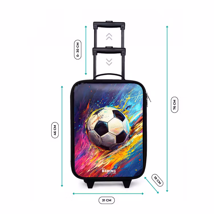 Kinderkoffer - Neon - Voetbal - Kleurrijk — 6