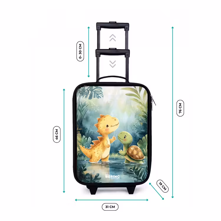 Kinderkoffer - Dino - Schildpad - Jungle — 6