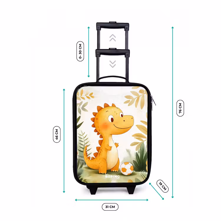 Kinderkoffer - Dino - Voetbal - Oranje — 6