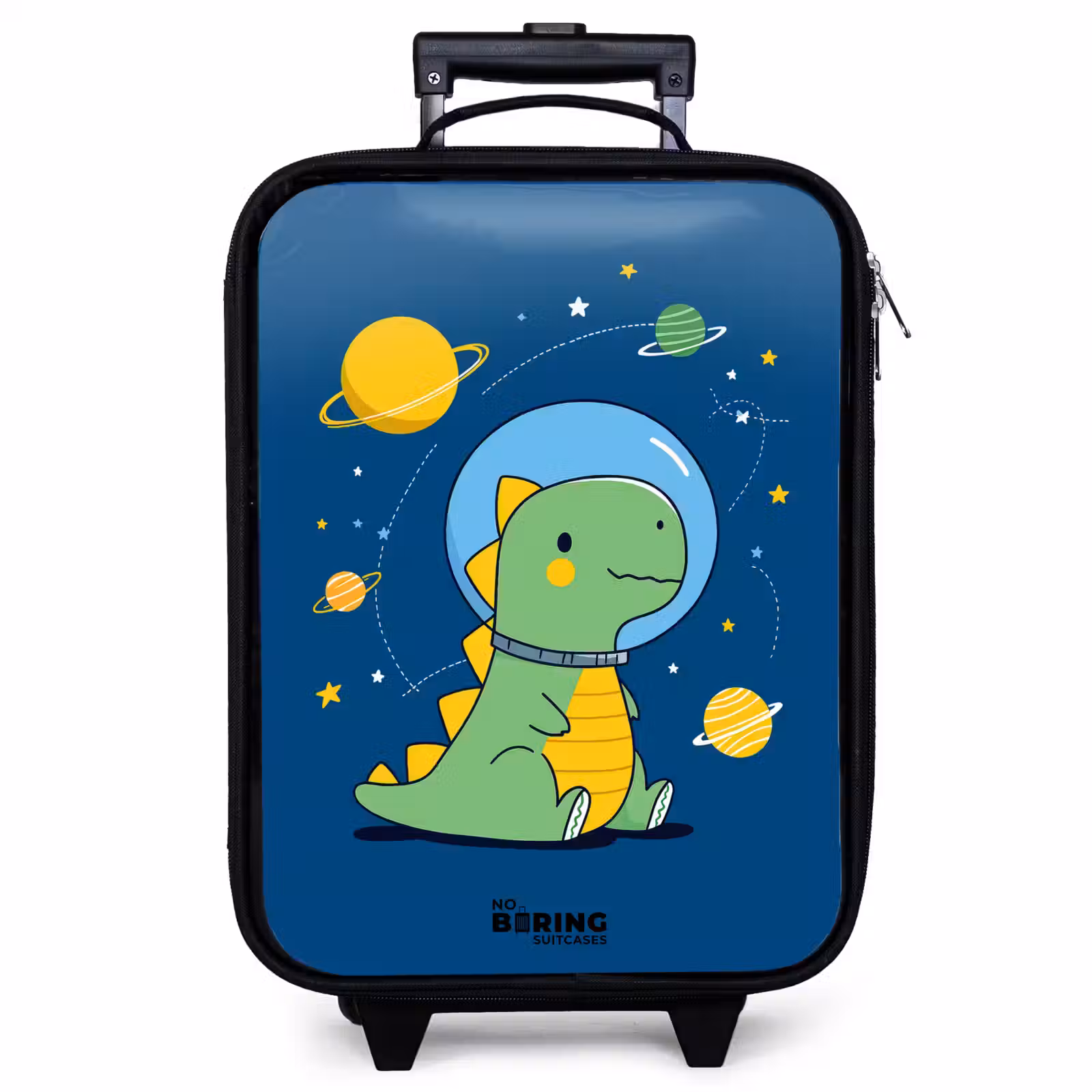 Kinderkoffer - Dino - Planeet - Ster - Blauw — 1
