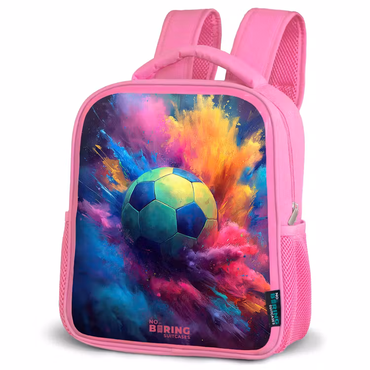 Kinderrugzak - Roze - Neon - Bal - Kleurrijk — 6