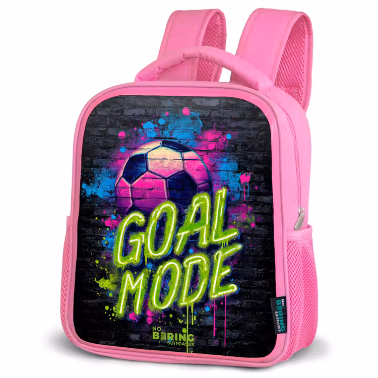 Kinderrugzak - Roze - Neon - Graffiti - Voetbal - Kleurrijk — 6