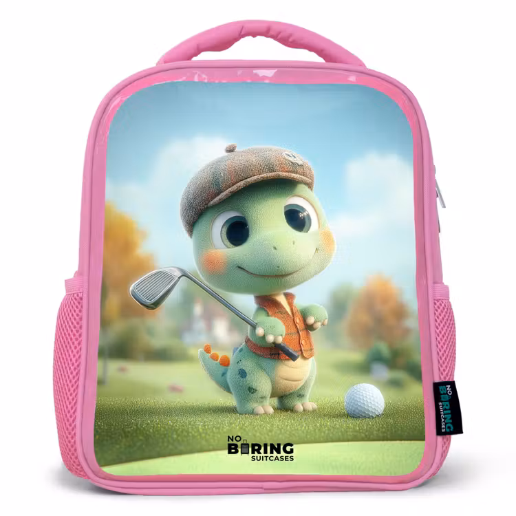 Kinderrugzak - Roze - Golf - Dino - Groen — 1