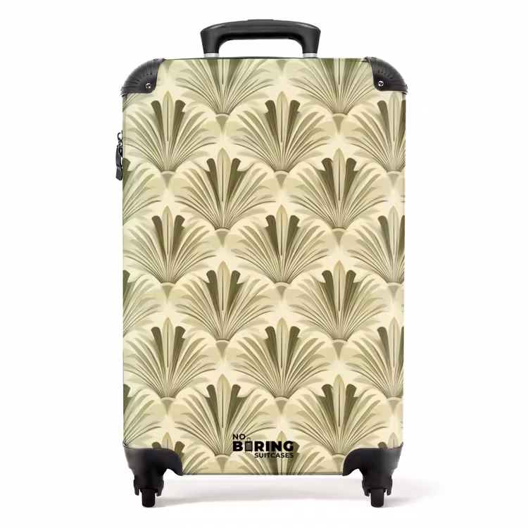 Koffer - Klassiek - Waaier - Groen — 1