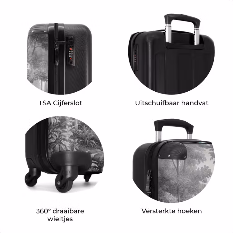 Koffer - Bos - Hert - Zwart - Wit — 7