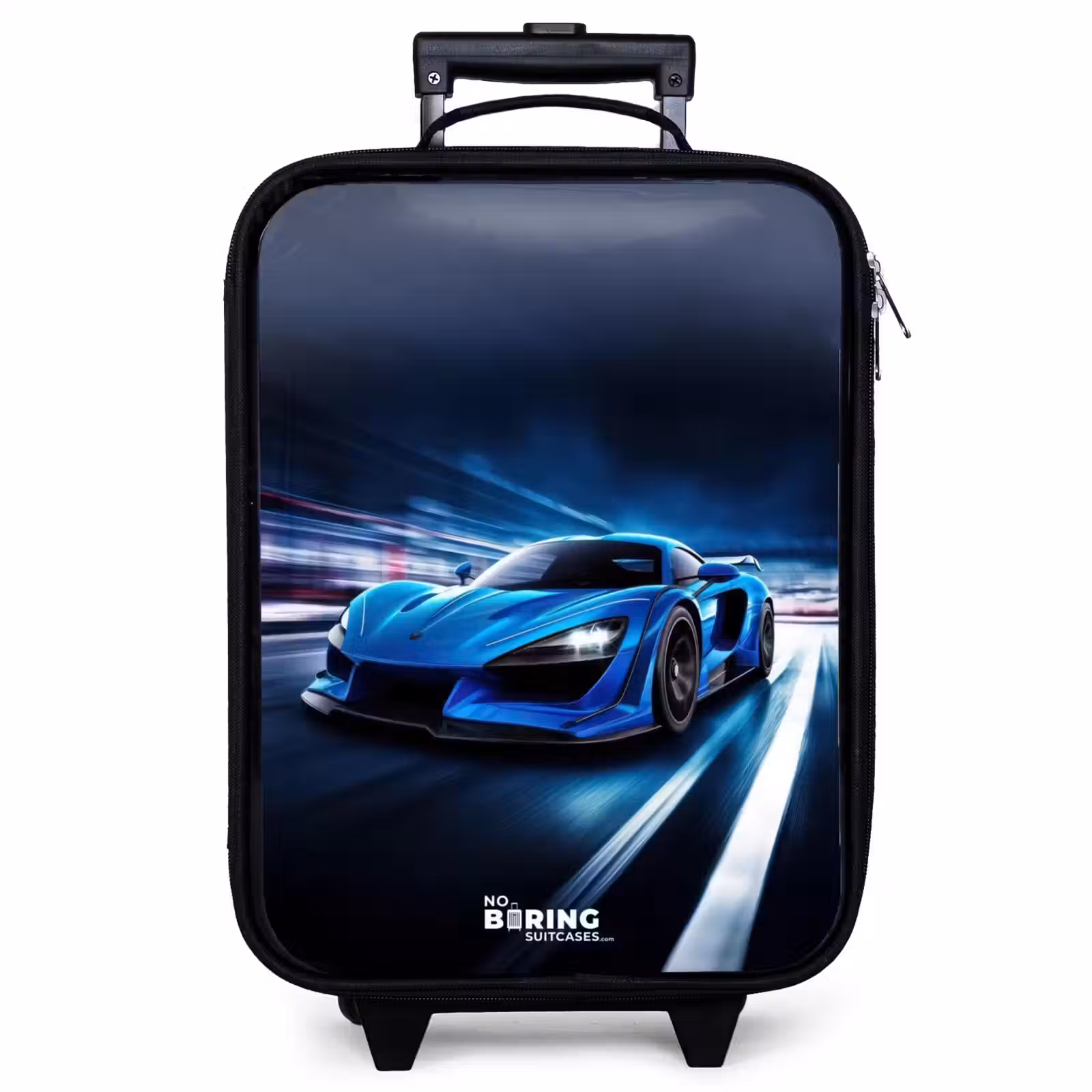 Kinderkoffer - Blauwe sportauto — 1