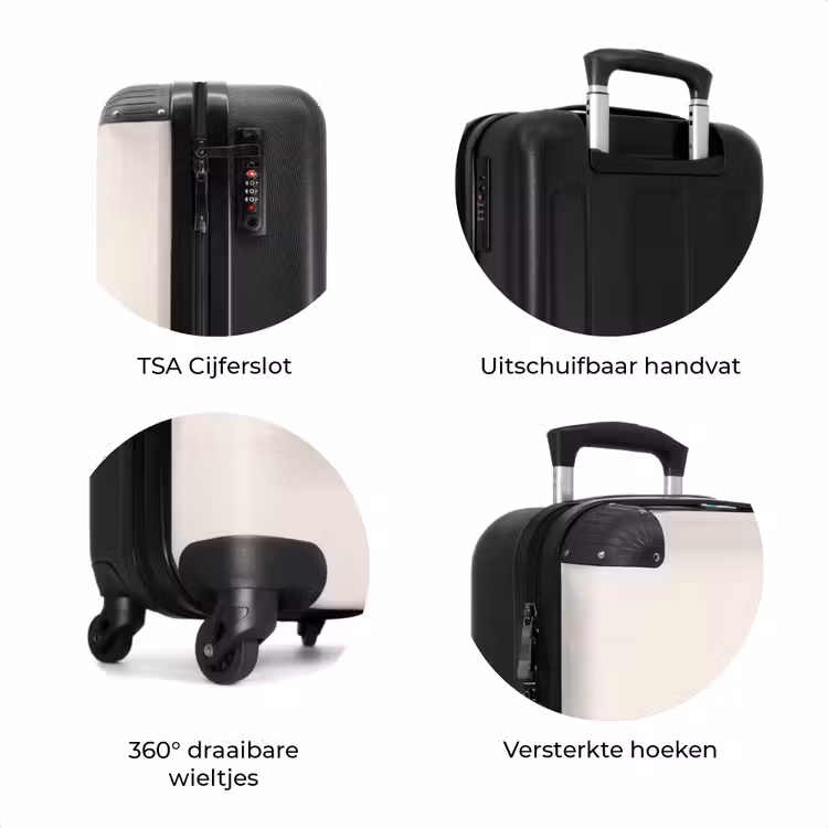 Koffer - Boom - Mist - Sneeuw - Winter - Minimalistisch — 7
