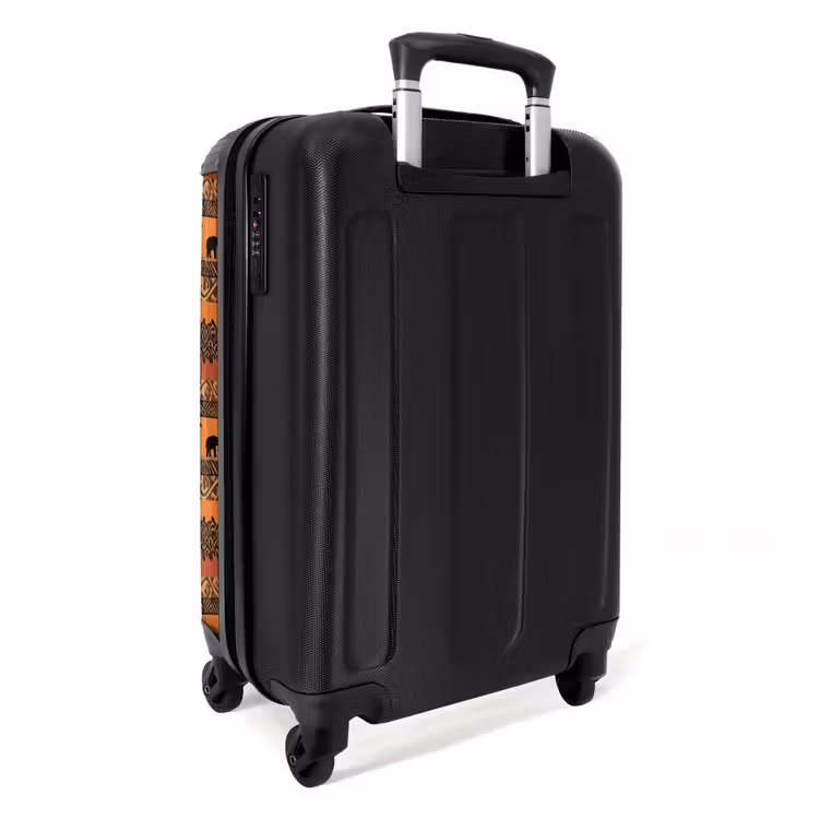 Koffer - Oranje - Safari - Afrikaans - Dieren - Patroon — 3