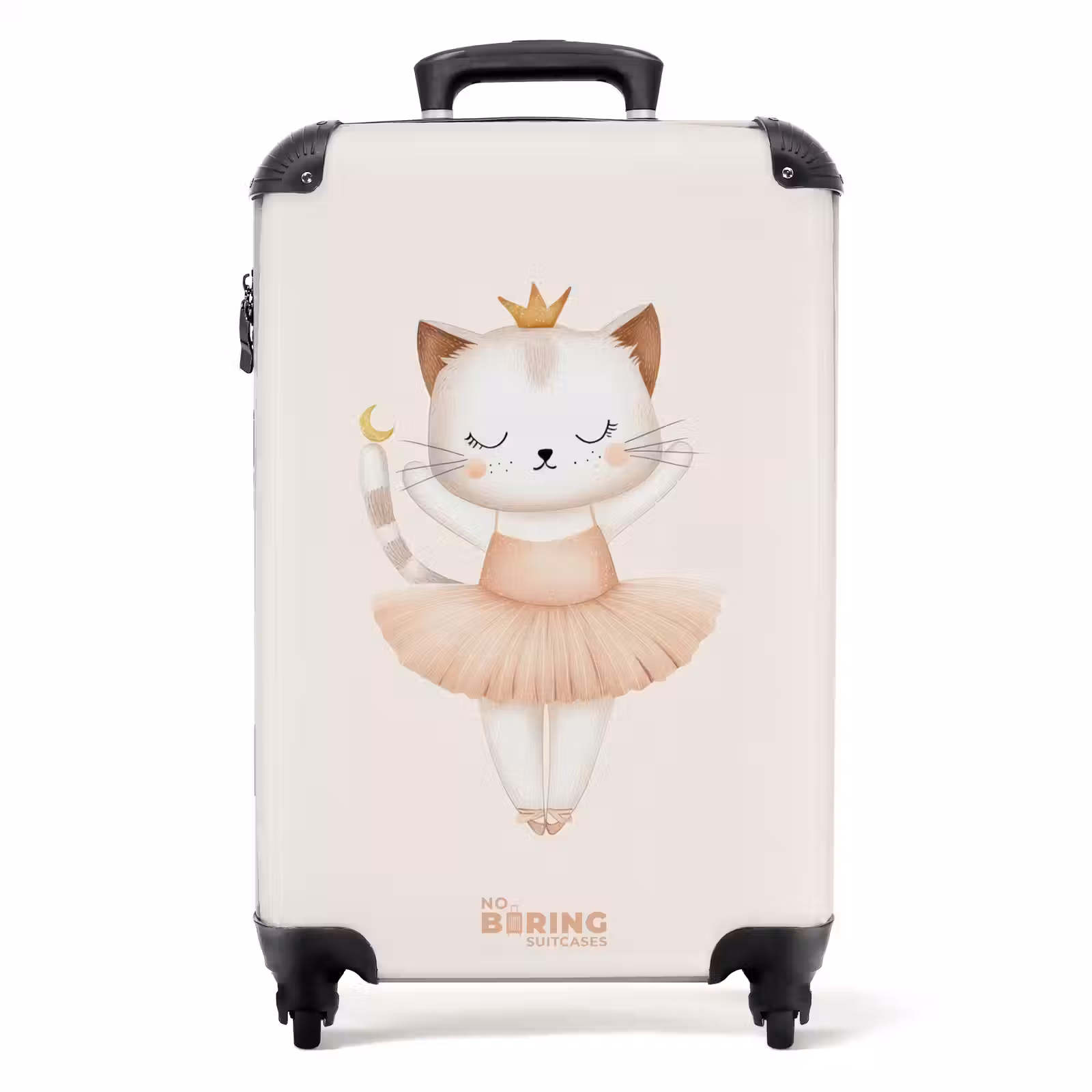 Koffer - Ballerina kitten in beige kleuren — 1