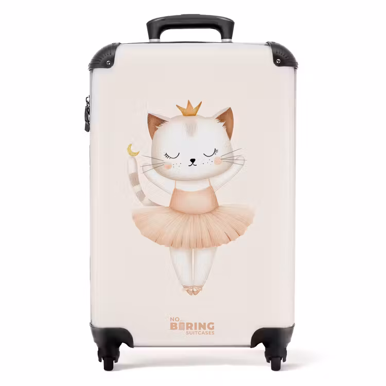 Koffer - Ballerina kitten in beige kleuren — 1