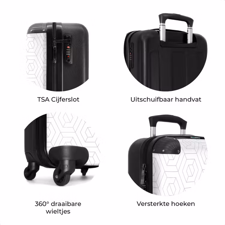 Koffer - Grafisch - Patroon - Modern — 8