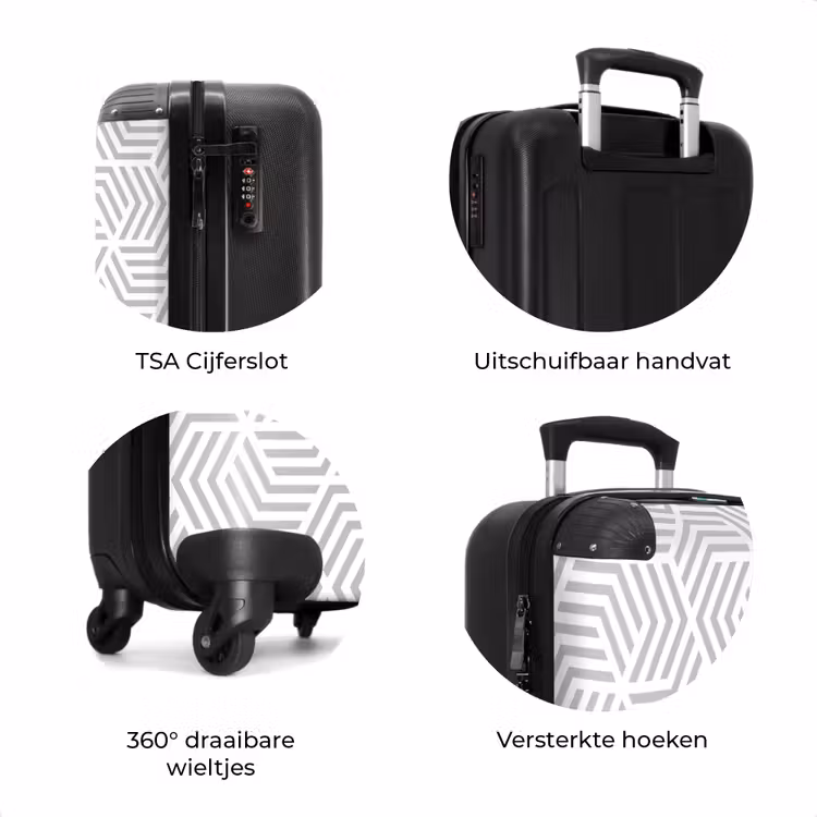 Koffer - Grafisch - Patroon - Modern - Onderbroken — 8