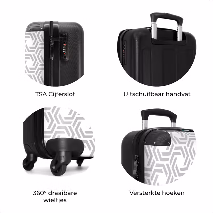 Koffer - Grafisch - Patroon - Modern — 8