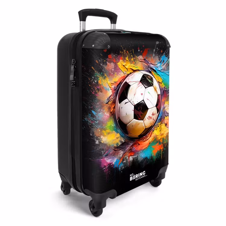 Koffer - Verfklodder Voetbal — 2
