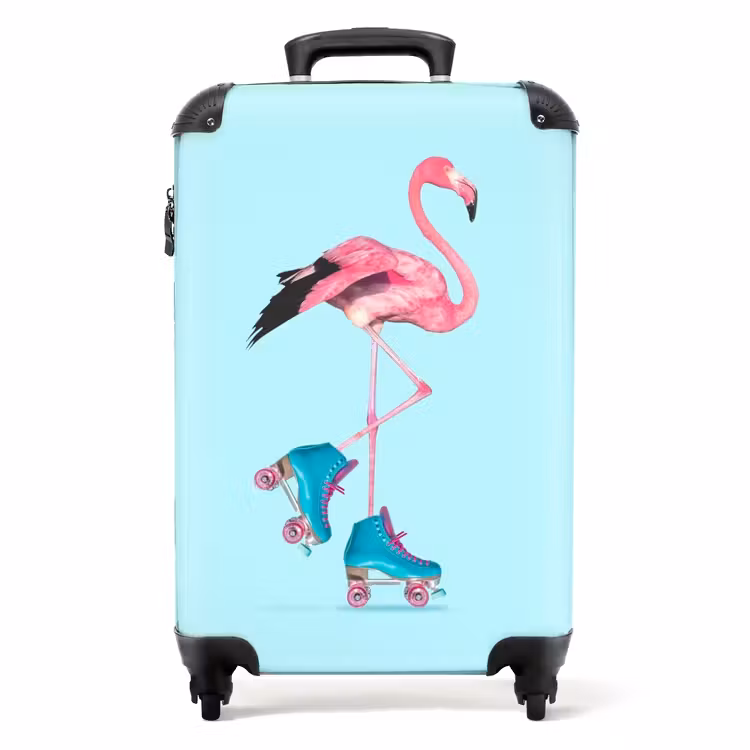 Koffer - Flitsende flamingo — 1