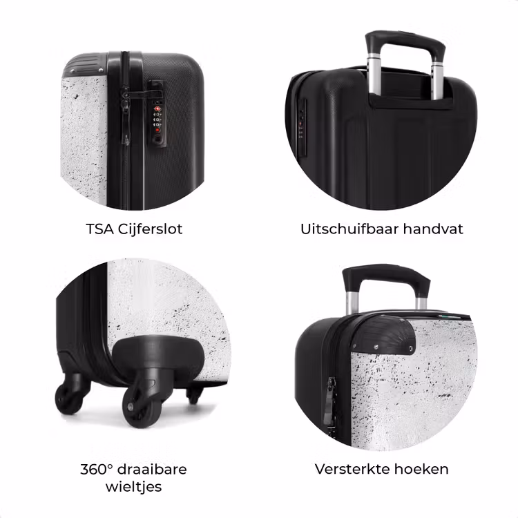 Koffer - Lichtgrijs - Ruw - Subtiel — 7