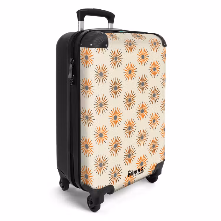 Koffer - Madelief - Patroon - Oranje — 2