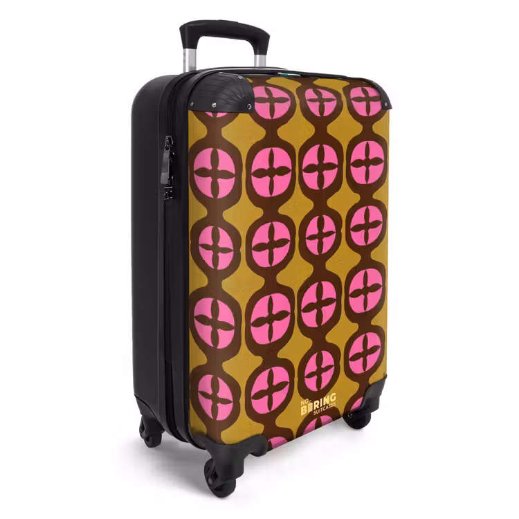 Koffer - Modern - Patroon - Roze — 2