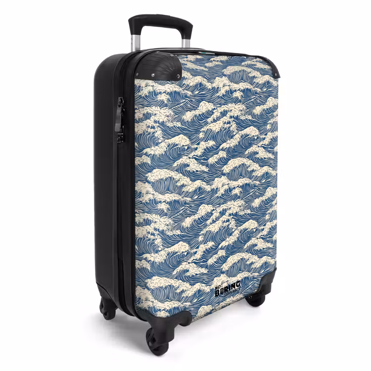 Koffer - Golven - Ritmisch - Blauw — 2